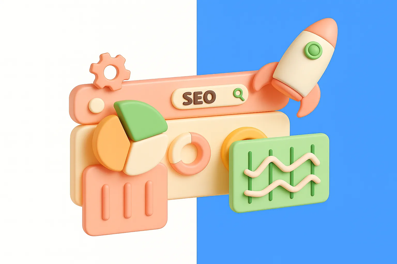 SEO background illustration